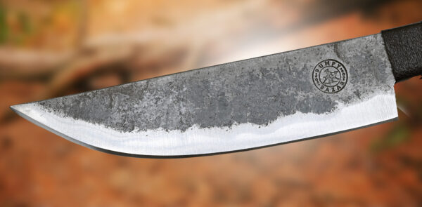 BUMPY BAZAR Raven hilt head Norse Viking-styled Knife 10.3" - Hand Forged 6.5" Carbon Steel Blade - unique anti slip leather handle grip - Image 7