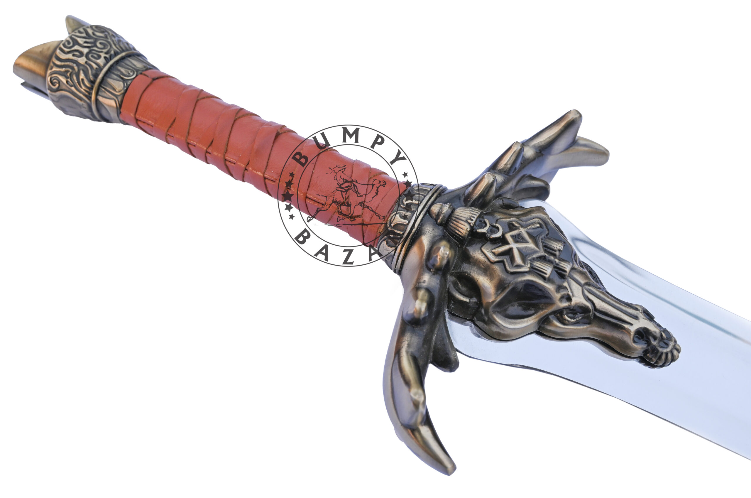 39" Conan Atlantean Father's Sword - Decorative Stainless Steel Collectible handmade sword - Image 3