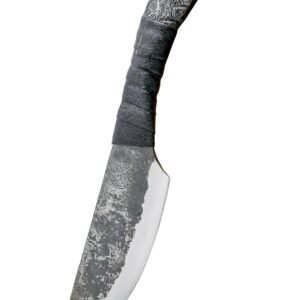 Hand Forged Viking Knife – Norse Animal Head, High Carbon Steel Blade