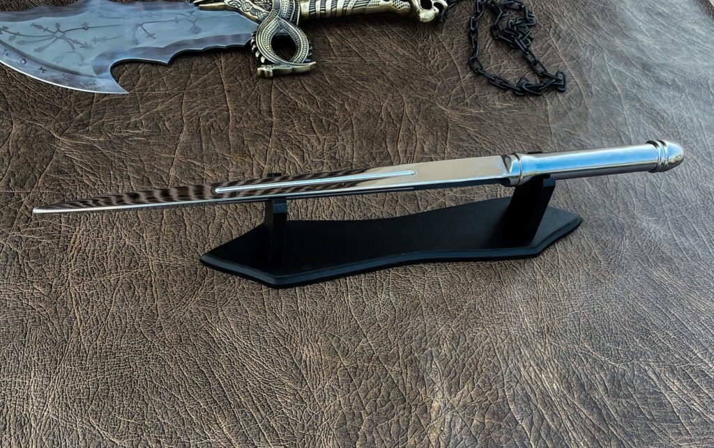 super natural angel blade replica from supernatural - 21" with display acrylic  stand